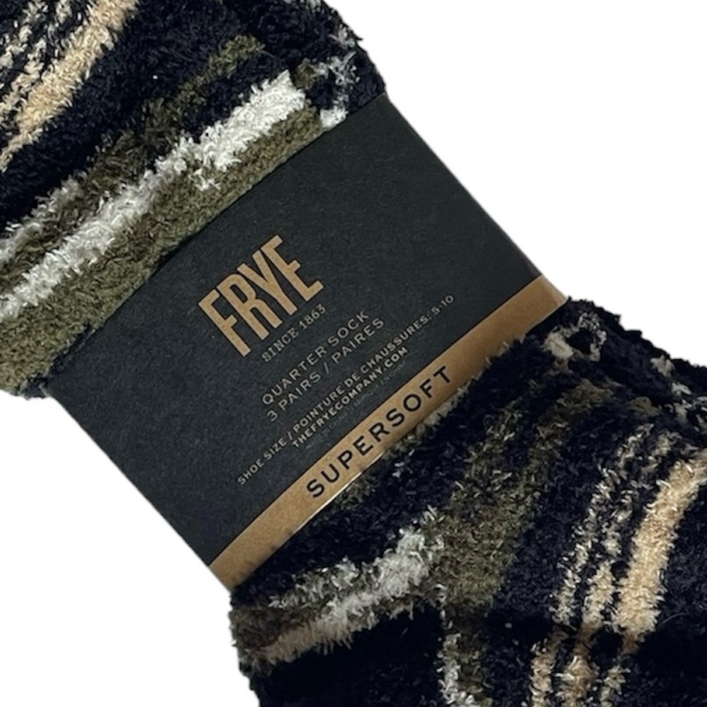 FRYE Quarter Sock Supersoft 3 Pack NWT - Picture 2 of 5